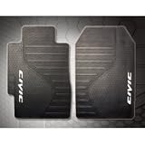 Honda Civic Semi Custom Fit Car Front Floor Mat - One Pair