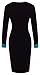 HOMEYEE Women's Chic Patchwork Sheath Elegant Business Slim Pencil Dress B343