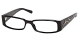PRADA VPR 07I 1AB-1O1 SILVER GLOSS BLACK PLASTIC EYEGLASSES