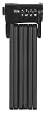 ABUS Fahrradschloss Bordo Combo 6100/90, schwarz, 90 cm