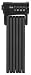 Suchen : ABUS Fahrradschloss Bordo Combo 6100/90, schwarz, 90 cm