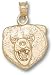 Bear Head Charm/Pendant -14K/10K, Stainless Steel or Gold Plated