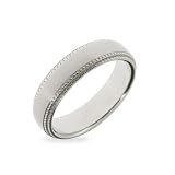 Eve's Addiction Stainless Steel Band with Milgrain Edging