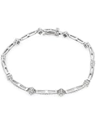 14K White Gold 1.27 CTW Color H-I SI1-SI3 Diamond Women Bracelet. Length 7 in. Total Item weight 6.5 g.