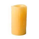 Enjoy Lighting 371703 BeesWax Drip Vanilla Scented Wax LED Pillar Candle, 3 Inch 6 Inch 318mZTuWQjL. SL160 Enjoy Lighting 371703 BeesWax Drip Vanilla Scented Wax LED Pillar Candle, 3 Inch 6 Inch