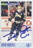 David Roberts, Michigan - St. Louis Blues Autographed Card