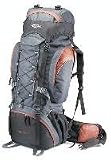 Gelert Base 85 Litre Rucksac - Graphite/Black/Russet Trim