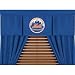 MLB New York Mets-Window Curtains Set-Drapes Window Valance Set-Sports Boys