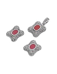 Sterling Silver Marcasite Sets