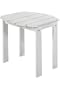 Montauk Adirondack End Table, 18"Hx18.5"SQ, WHITE