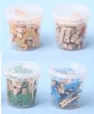 Review SIL  / Wooden Animal Design Pegs In Tub 4/Set