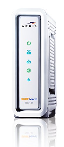 ARRIS SURFboard SB6141 DOCSIS 3.0 Cable Modem - Retail Packaging - White