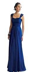 Chiffon Vintage 2015 Empire   Waistline Bridesmaid Dress 