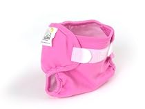 Real Nappies Snug Wrap Diaper Cover, Pink, Toddler Size, for babies 18+ months, 29-40 lb