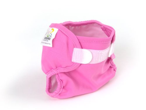 Real Nappies Snug Wrap Diaper Cover, Pink, Toddler Size, for