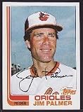 Jim Palmer 1982 Topps Baseball Card #80 Baltimore Orioles