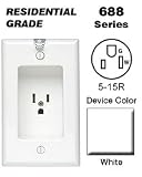 Leviton Recessed Receptacle with Hanging Hook