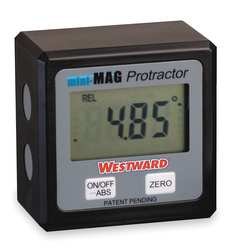 Westward 2YNK6 Magnetic Digital Protractor, 2.375 In