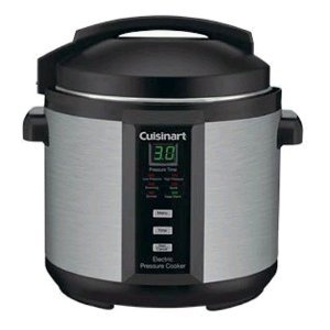 Cuisinart EPC-1200PC 6-Quart Electric Pressure Cooker, Brushed Stainless and Matte Black - Club Model