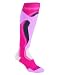 This ladies ski sock in bright pink form the Bridgedale Control Fit range is designed to give toe warmth, leg protection and frictionfree boot entry. If you are planning a skiing or snowboarding trip and want a womens midweight ski sock then this is the one; with an anatomically cushioned forefoot to keep toes warm, low friction heel and ankle area to allow your ski boot to slide on easily, lightly graduated compression to give leg comfort and high friction forefoot to improve control. Dont leave it too late, buy now for your winter holiday! Specifications: 43% Nylon/polyamide28% Merino Wool28% Endurofil/polypropylene1% Lycra/elastane
