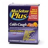 Alka-Seltzer Plus Cold & Cough Medicine, Citrus Blend, Effervescent Tablets 20 ea