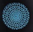 Aqua Classic Crocheted Hair Bun Cover XL