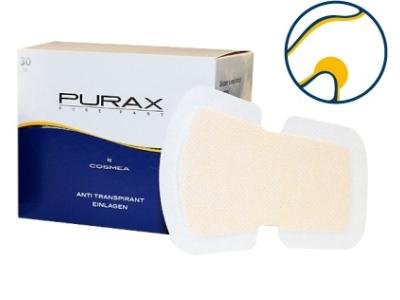 PURAX PURE PADS Antiperspirant 30pcs - adhesive underarm Pads