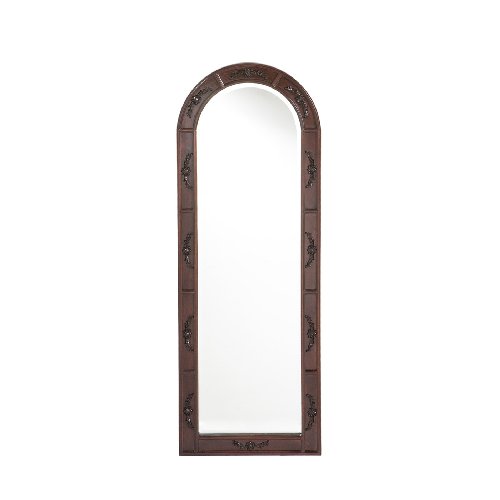 SEI Arbor Wall Mount Jewelry Armoire, Dark Cherry