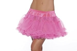 Be Wicked Costumes Women's Kate 12 Inch 2-Layer Petticoat Costume Accessory, Hot Pink, One Size