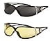 Harley-Davidson  Women's Silver Banner Performance Eyewear. Available with Smoke Lens or Yellow Lens. 98530-08VW-Smoke Lens; 98531-08VW-Yellow Lens