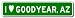 I Love GOODYEAR, ARIZONA City Limit Sign - Aluminum - 6 x 24 inches