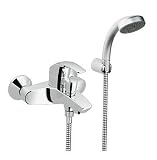 Produkt-Bild: Grohe Eurosmart Wannenarmatur chrom; f&uuml;r Wandmontage, mit Brausegarnitur