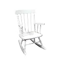 Kids' Spindle Rocking Chair - White