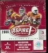 2006 Sage Aspire Football Cards Unopened Hobby Box (24 packs/box, 4 cards/pack, 3 autographs per box) - Rookies of Matt Leinart, Reggie Bush, Vince Young, Mario Williams and more)