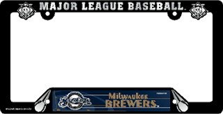 MLB Milwaukee Brewers License Plate Frame (2-Pack)