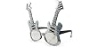 Fun and Funky "Rockin" Electric Guitar Party Sunglasses Fun and Funky "Rockin" Electric Guitar Party Sunglasses