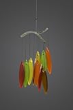 Goose Rocks Designs Etna Handcrafted Stained Glass Wind Chime