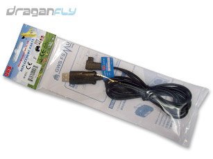 Childrens Toyshop  Toys : GWS USB to Futaba (Square) FMS Flight Simulator Cable - Transmitter to PC USB Interface GWFSM002C