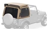 Bestop 41500-01 Black Hardtop with Upper Door