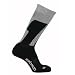 Salomon Dialogue Snowboard Socks This Salomon snowboardsocks have the following characteristics: Made with merino wool for extra warmth and to prevent itching Extra cushioned leg part for more shockabsorption and comfort Elastic round the ankle for more support Protective piece on the foot for protection against a tight binding Anatomicly formed left and right design. The Salomon Dialogue Snowboard Socks have a good moisture transport.