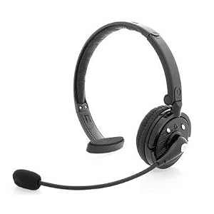 Zelher P20 Over the Head Bluetooth Wireless Headset for Cell Phones. 21 Hour Talk Time & 4x Noise Cancelling 1 Year Warranty