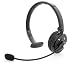 Zelher P20 Over the Head Bluetooth Wireless Headset for Cell Phones. 21 Hour Talk Time & 4x Noise Cancelling 1 Year Warranty