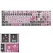 Cartoon Print Nonslip Plastic Keyboard Sticker for Laptop