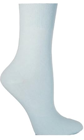 Baby Blue Socks | Ladies 3 Pack