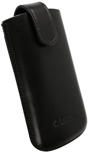 Krusell Asper&ouml; Leder Etui mit R&uuml;ckzugfunktion f&uuml;r Huawei Ideos X3 schwarz Preisvergleich