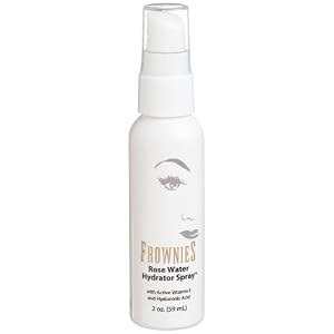 Frownies Rose Water Hydrator Spray, 2-Ounce Spray Bottle (Pack of 2)