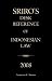 Book Sriro's Desk Reference of Indonesian Law 2008