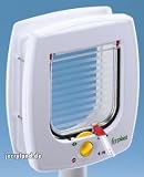 Ferplast Swing 5 Cat Flap with Tunnel Windstopper Brown