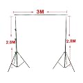 BPS Background Kit Photo Studio Backdrop Support Tripod 9'x10' 2.8mx3m with Carrying Bag
