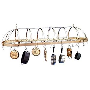 Blackhurst Black Estate-Sheffield Gourmet Pot Rack with Black Grid